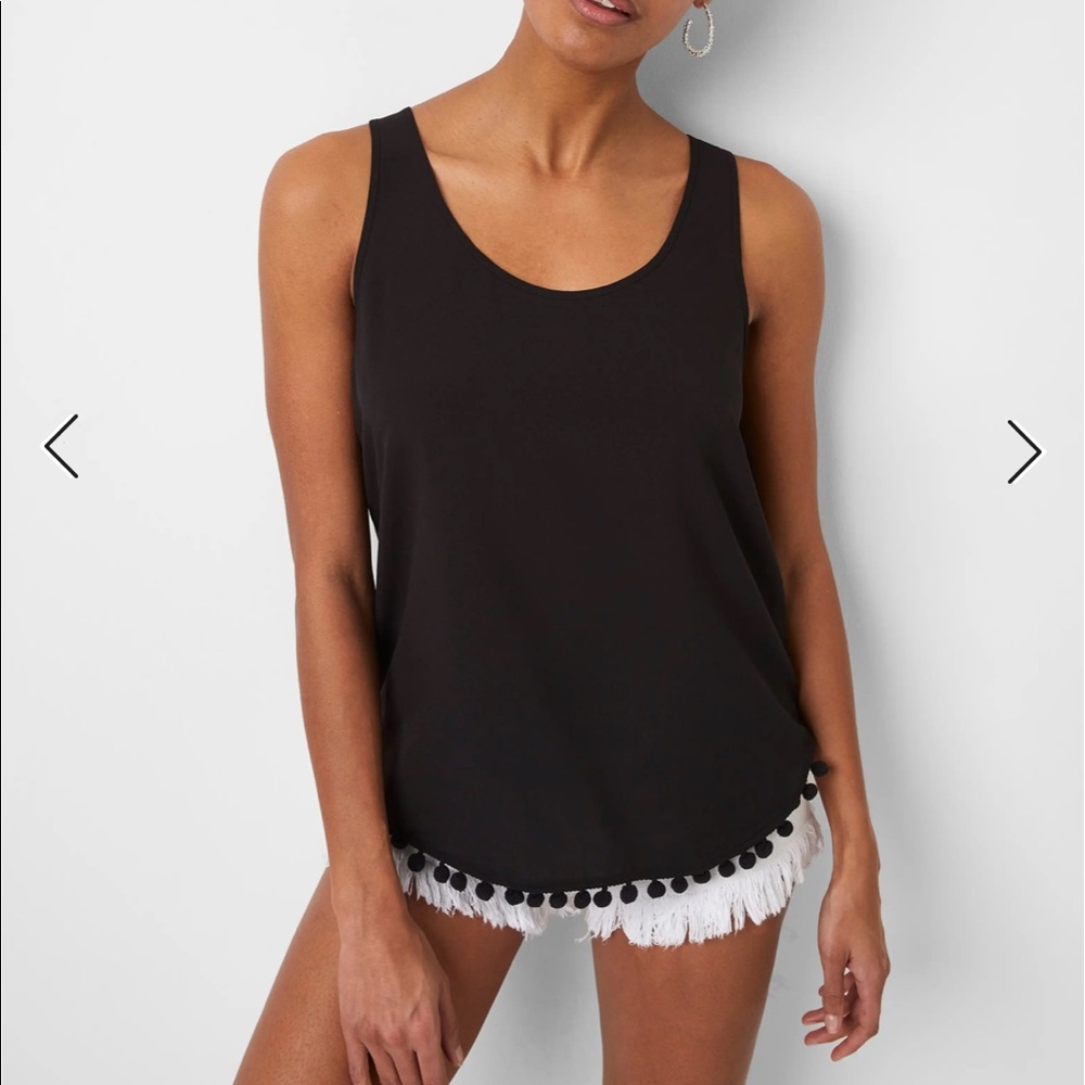 FRENCH CONNECTION
Crepe Light Pom Pom Vest Top